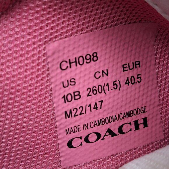 Coach White Running Shoes - Picture 4 of 5